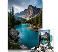 Jigsaws Puzzles 1000 Pieces for Teenagers Gifts Beautiful Mountains And Lakes Adult Puzzles,Stress Reliever Difficult Challenge Suitable for Desktop Decoration (size 38x26cm)