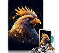 Jigsaws Puzzles 1000 Pieces for Teenagers Gifts Beautiful Rooster 1000 Pieces for Teenagers,Stress Reliever Staycation Kill Time Parent-child Interaction (size 38x26cm)
