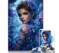Jigsaws Puzzles 1000 Pieces for Teenagers Gifts Beautiful Woman,Challenging Game for Is Ideal As A Gift for The Whole Family (38x26cm)