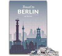 Jigsaws Puzzles 1000 Pieces for Teenagers Gifts Berlin Germany Learning Educational Toy for Is Ideal As A Gift for The Whole Family (size 50x75cm)