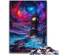 Jigsaws Puzzles 1000 Pieces for Teenagers Gifts Big Ben of The Universe Learning Educational Toy for Is Ideal As A Gift for The Whole Family 50x75cm