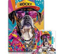 Jigsaws Puzzles 1000 Pieces for Teenagers Gifts Boxer Dog 1000 Pieces for Teenagers,for Challenging Toy Game And Family Play (size 38x26cm)