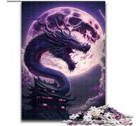 Jigsaws Puzzles 1000 Pieces for Teenagers Gifts Brave Dragon, Help The Brain Exercise Addictive Toys to Cultivate Patience Perfect Decoration (Size 26x38cm)