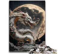 Jigsaws Puzzles 1000 Pieces for Teenagers Gifts Brave Dragon Help The Brain Exercise Addictive Toys to Cultivate Patience A Work of Art 26x38cm