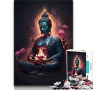 Jigsaws Puzzles 1000 Pieces for Teenagers Gifts Buddha 1000 Pieces for Teenagers,Quiz Game for Is Ideal As A Gift for The Whole Family (size 38x26cm)