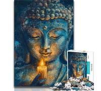 Jigsaws Puzzles 1000 Pieces for Teenagers Gifts Buddha Art, Toy Intellectual Game,Unique Birthday And Gifts for Age 14 Years Up 38x26cm