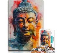 Jigsaws Puzzles 1000 Pieces for Teenagers Gifts Buddha Statues,Challenging To Complete But Fun And Humorous Birthday Present,Gifts,Wall Art (75x50cm)