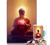 Jigsaws Puzzles 1000 Pieces for Teenagers Gifts Buddhist Art 1000 Pieces for Teenagers,Quiz Game for Is Ideal As A Gift for The Whole Family (size 38x26cm)