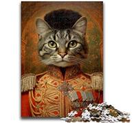 Jigsaws Puzzles 1000 Pieces for Teenagers Gifts Cat from An Aristocratic Family Family Entertainment Toys Educational Game for Birthday, Chrismas for Ages 14+ 26x38cm