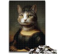 Jigsaws Puzzles 1000 Pieces for Teenagers Gifts Cat from An Aristocratic Family Relax Games Educational Game for Birthday, Chrismas for And Age 14 Years Up 50x75cm