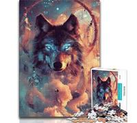 Jigsaws Puzzles 1000 Pieces for Teenagers Gifts Catching Net Wolf, Challenging & Brainteasing,is Ideal As A Gift for The Whole Family Suitable for And 14 38x26cm