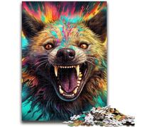 Jigsaws Puzzles 1000 Pieces for Teenagers Gifts Colorful Art Hyena Puzzles,Quiz Game for Is Ideal As A Gift for The Whole Family (50x75cm)