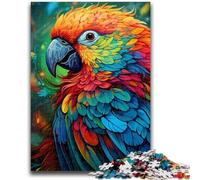 Jigsaws Puzzles 1000 Pieces for Teenagers Gifts Colorful Art Parrot Puzzles,Quiz Game for Is Ideal As A Gift for The Whole Family (26x38cm)