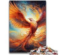 Jigsaws Puzzles 1000 Pieces for Teenagers Gifts Colorful Art Phoenix Puzzles,Quiz Game for Is Ideal As A Gift for The Whole Family (26x38cm)