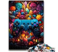 Jigsaws Puzzles 1000 Pieces for Teenagers Gifts Colorful Gamepad 1000 Piece Jigsaw,Unique Birthday And Gifts for Age 14 Years Up (38x26cm)