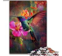 Jigsaws Puzzles 1000 Pieces for Teenagers Gifts Colorful Hummingbird,Challenging To Complete But Fun And Humorous Birthday Present,Gifts,Wall Art 50x75cm
