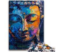 Jigsaws Puzzles 1000 Pieces for Teenagers Gifts Colourful Buddha Graffiti 1000 Piece Jigsaw,Unique Birthday And Gifts for Age 14 Years Up (38x26cm)