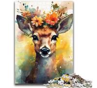 Jigsaws Puzzles 1000 Pieces for Teenagers Gifts Colourful Fox Baby 1000 Piece Jigsaw,Unique Birthday And Gifts for Age 14 Years Up (38x26cm)