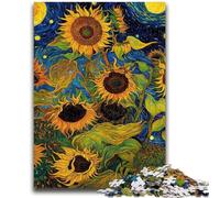 Jigsaws Puzzles 1000 Pieces for Teenagers Gifts Colourful Sunflower Art 1000 Piece Puzzle,Perfect for Game Nights, Colorful Toy for Home Gift (75x50cm)