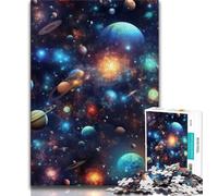 Jigsaws Puzzles 1000 Pieces for Teenagers Gifts Colourful Universe 1000 Piece Puzzle,Suitable for Desktop Decoration for And Age 14 (size 75x50cm)