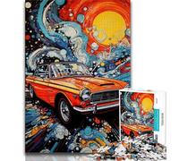 Jigsaws Puzzles 1000 Pieces for Teenagers Gifts Cool Colourful Sports Cars Teenager Jigsaw,Stress Reliever Staycation Kill Time Home Decoration Toys 75x50cm