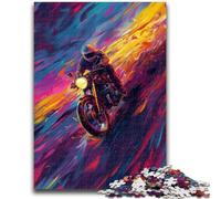 Jigsaws Puzzles 1000 Pieces for Teenagers Gifts Cool Motorcycle Racer Teenager Jigsaw,Learning Educational Toys Family Games Unique Birthday And Gifts (38x26cm)