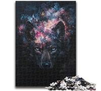 Jigsaws Puzzles 1000 Pieces for Teenagers Gifts Cosmic Wolf Stress Reliever Difficult Challenge Is Ideal As Gifts for The Whole Family 50x75cm