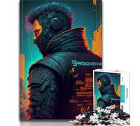 Jigsaws Puzzles 1000 Pieces for Teenagers Gifts Cyborg Man Teenager Jigsaw,learning Educational for Is Ideal As A Gift for The Whole Family 75x50cm