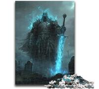 Jigsaws Puzzles 1000 Pieces for Teenagers Gifts Death Knight Teenager Jigsaw,learning Educational for Is Ideal As A Gift for The Whole Family (26x38cm)