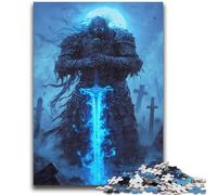 Jigsaws Puzzles 1000 Pieces for Teenagers Gifts Death Knight Teenager Jigsaw,Vibrant And Unique Design Relaxing & Challenging Puzzle Experience (50x75cm)