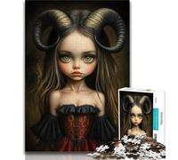 Jigsaws Puzzles 1000 Pieces for Teenagers Gifts Demon Dragon,Help The Brain Exercise Addictive Toys to Cultivate Patience Enhance Memory (75x50cm)