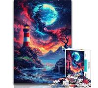 Jigsaws Puzzles 1000 Pieces for Teenagers Gifts Dengta Under The Blood Moon,Help The Brain Exercise Addictive Toys to Cultivate Patience Artists Collection,Fine Art 38x26cm