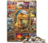 Jigsaws Puzzles 1000 Pieces for Teenagers Gifts Dinosaur Collage Educational Games Home Decoration Birthday Present, Gifts for Age 14+ 26x38cm