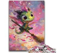 Jigsaws Puzzles 1000 Pieces for Teenagers Gifts Dinosaur Wizard Teenager Jigsaw,Vibrant And Unique Design Relaxing & Challenging Puzzle Experience (50x75cm)
