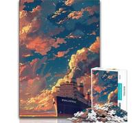 Jigsaws Puzzles 1000 Pieces for Teenagers Gifts Dream Ship Teenager Jigsaw,learning Educational for Is Ideal As A Gift for The Whole Family 38x26cm