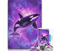 Jigsaws Puzzles 1000 Pieces for Teenagers Gifts Dream Whale,Learning Educational Toys Family Games Educational Game for Birthday,Chrismas (38x26cm)