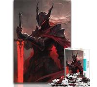 Jigsaws Puzzles 1000 Pieces for Teenagers Gifts Evil Knight Puzzles,Game Toys Every Piece Is Unique - Challenging Family Fun Game (size 38x26cm)