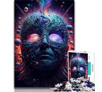 Jigsaws Puzzles 1000 Pieces for Teenagers Gifts Face Og A God Puzzles,Quiz Game for Is Ideal As A Gift for The Whole Family 38x26cm