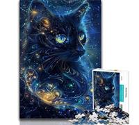 Jigsaws Puzzles 1000 Pieces for Teenagers Gifts Fantasy Cat 1000 Piece Jigsaw,Unique Birthday And Gifts for And Age 14 Years Up (size 38x26cm)