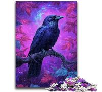 Jigsaws Puzzles 1000 Pieces for Teenagers Gifts Fantasy Crow 1000 Piece Puzzle,Perfect for Game Nights, Colorful Toy for Home Gift (38x26cm)