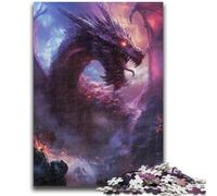 Jigsaws Puzzles 1000 Pieces for Teenagers Gifts Fantasy Flying Dragon Teenager Jigsaw,Vibrant And Unique Design Relaxing & Challenging Puzzle Experience (50x75cm)