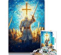 Jigsaws Puzzles 1000 Pieces for Teenagers Gifts Fantasy Knight,Toys Educational Games Stress Relieving Unique Home Decor And Gifts (38x26cm)