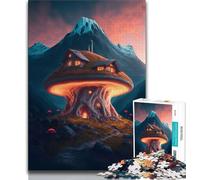 Jigsaws Puzzles 1000 Pieces for Teenagers Gifts Fantasy Mushroom 1000 Pieces for Teenagers,Quiz Game for Is Ideal As A Gift for The Whole Family (size 75x50cm)