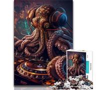 Jigsaws Puzzles 1000 Pieces for Teenagers Gifts Fantasy Octopus 1000 Pieces for Teenagers,for Challenging Toy Game And Family Play (size 38x26cm)