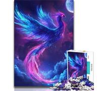 Jigsaws Puzzles 1000 Pieces for Teenagers Gifts Fantasy Phoenix Adult Puzzles,Learning Educational Toys Family Games Unique Birthday And Gifts 38x26cm