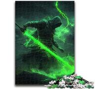 Jigsaws Puzzles 1000 Pieces for Teenagers Gifts Fantasy Samurai Ninja Adult Puzzles,Toys Educational Games Stress Relieving Unique Birthday And Gifts (26x38cm)