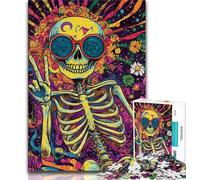 Jigsaws Puzzles 1000 Pieces for Teenagers Gifts Fantasy Skeleton Teenager Jigsaw,Stress Reliever Staycation Kill Time Home Decoration Toys 75x50cm