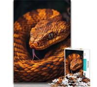 Jigsaws Puzzles 1000 Pieces for Teenagers Gifts Fantasy Snake Puzzles,Quiz Game for Is Ideal As A Gift for The Whole Family 75x50cm