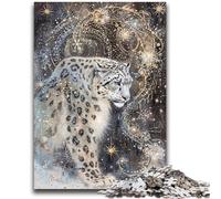 Jigsaws Puzzles 1000 Pieces for Teenagers Gifts Fantasy Snow Leopard 1000 Piece Puzzle,Fun Activity for Home, Rainy Days Toys, Birthday Gifts (38x26cm)