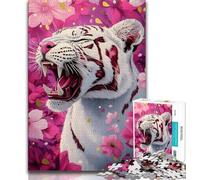 Jigsaws Puzzles 1000 Pieces for Teenagers Gifts Fantasy Tiger Puzzles for Adults,Educational Games DIY Toys Great Gifts And Toys 26x38cm